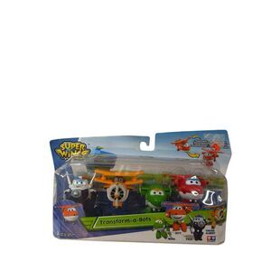 Super Wings Tranforms- a-bots toys Mira/Jett?Paul/ Grand al bert new